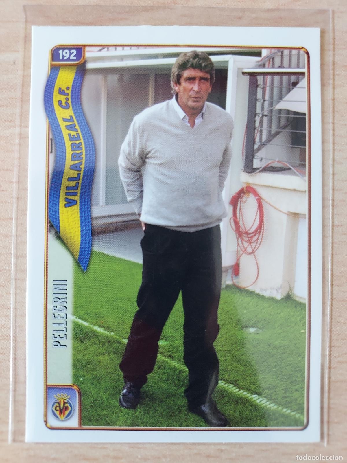 Cromos de F&uacute;tbol: 2004-2005 - 192 PELLEGRINI - VILLARREAL CF - MUNDICROMO