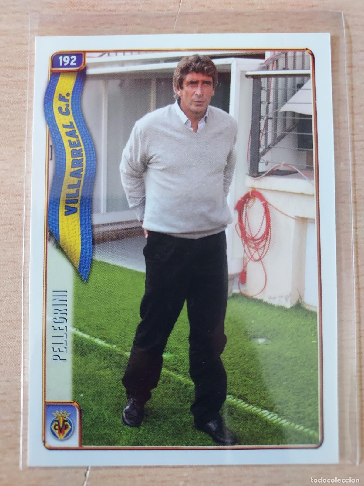 Cromos de F&uacute;tbol: 2004-2005 - 192 PELLEGRINI - VILLARREAL CF - MUNDICROMO