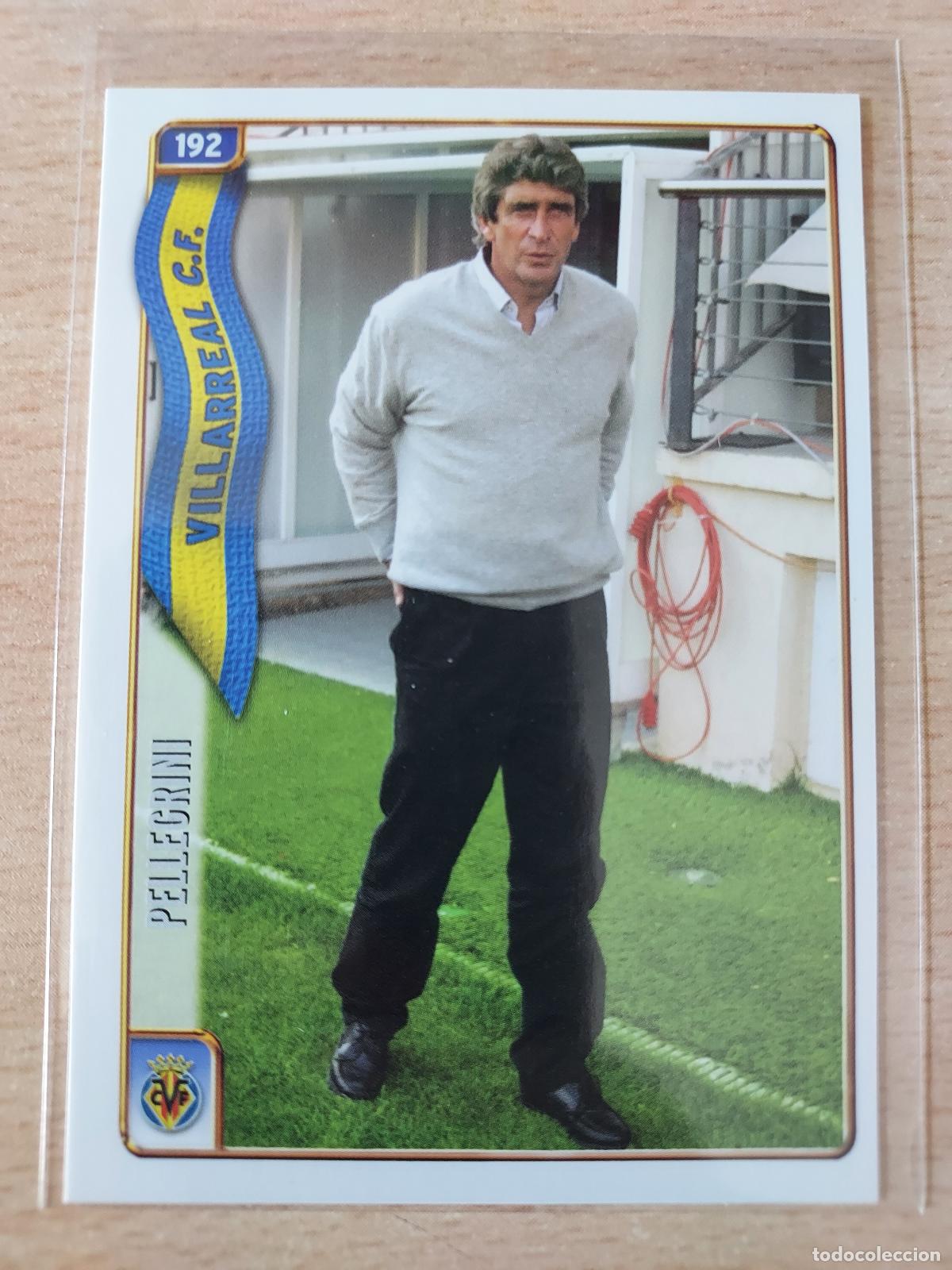 Cromos de F&uacute;tbol: 2004-2005 - 192 PELLEGRINI - VILLARREAL CF - MUNDICROMO
