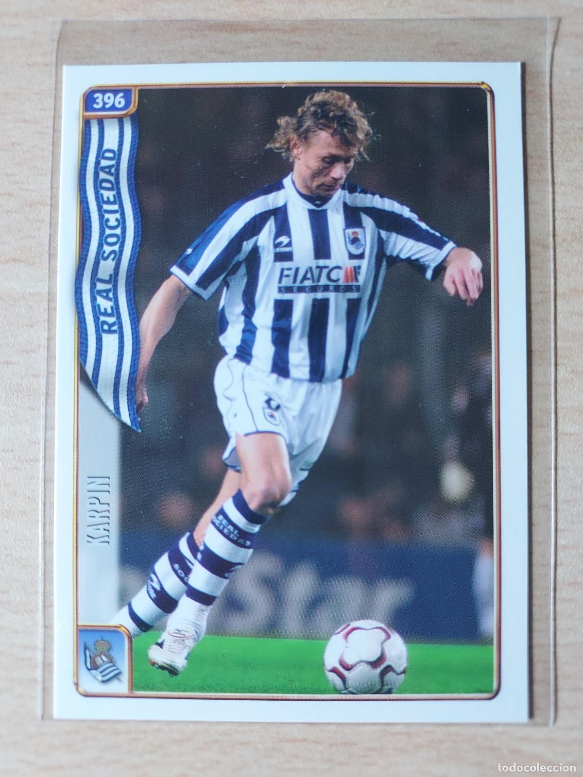 Cromos de F&uacute;tbol: 2004-2005 - 396 KARPIN - REAL SOCIEDAD - MUNDICROMO