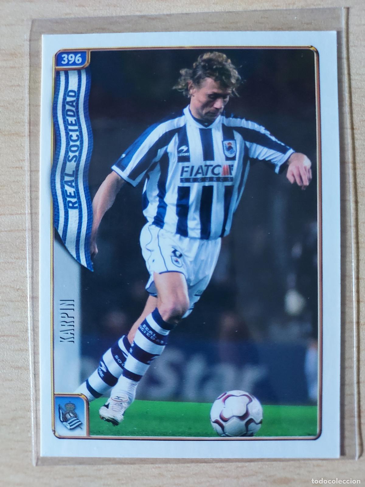 Cromos de F&uacute;tbol: 2004-2005 - 396 KARPIN - REAL SOCIEDAD - MUNDICROMO