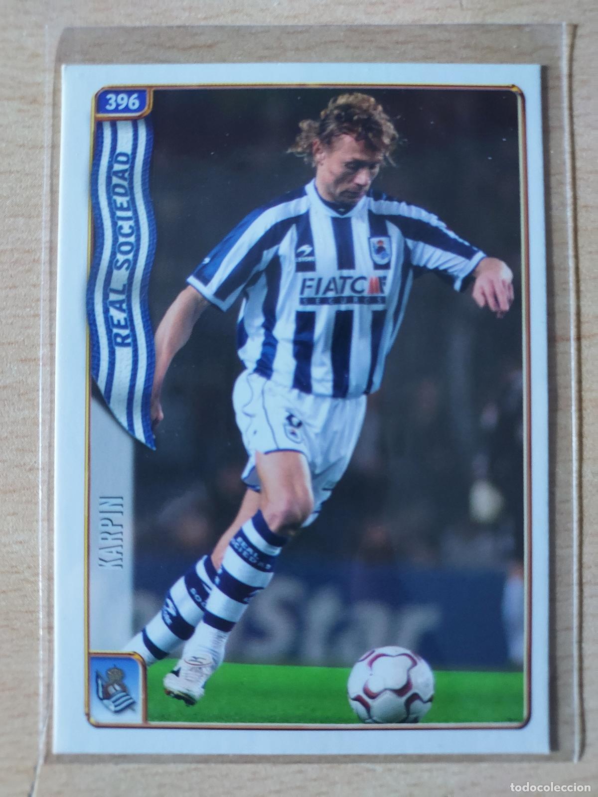 Cartes &agrave; collectionner de Football: 2004-2005 - 396 KARPIN - REAL SOCIEDAD - MUNDICROMO