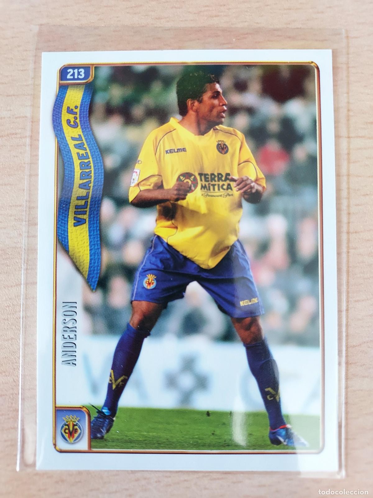 Cartes &agrave; collectionner de Football: 2004-2005 - 213 ANDERSON - VILLARREAL CF - MUNDICROMO