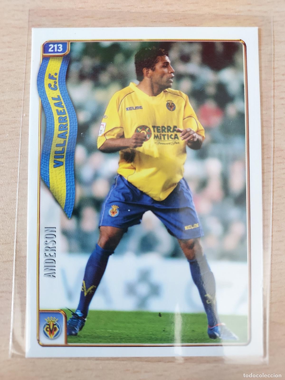 Cartes &agrave; collectionner de Football: 2004-2005 - 213 ANDERSON - VILLARREAL CF - MUNDICROMO