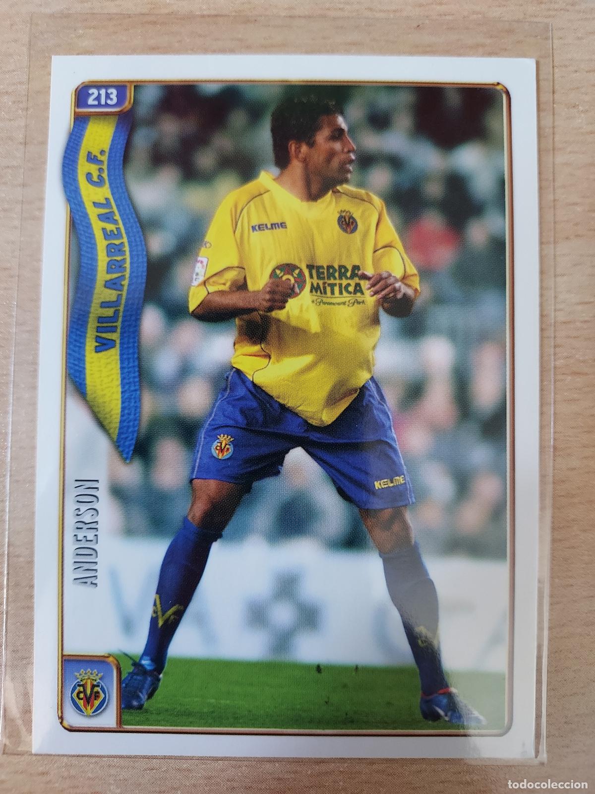 Cartes &agrave; collectionner de Football: 2004-2005 - 213 ANDERSON - VILLARREAL CF - MUNDICROMO