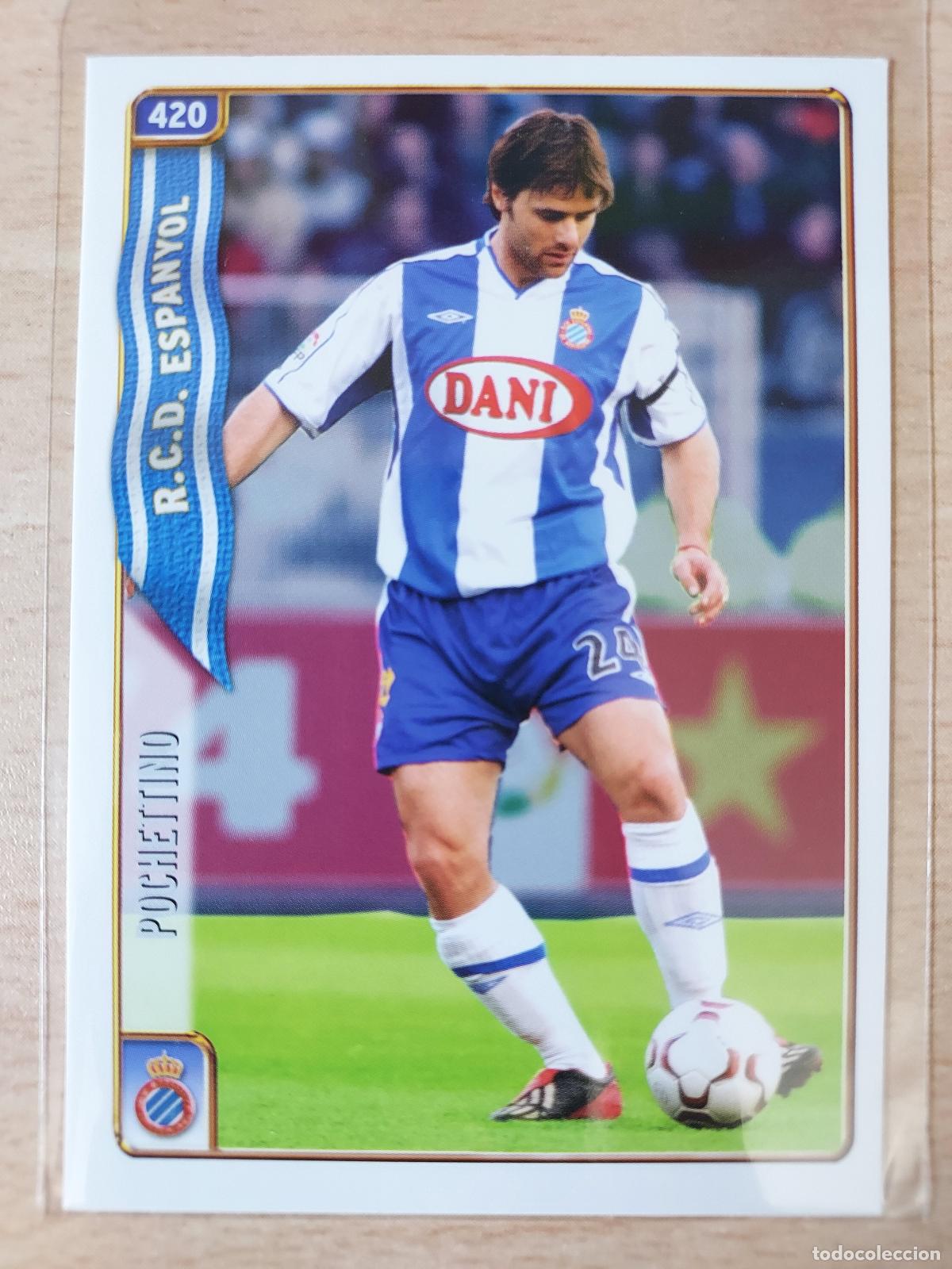 Cartes &agrave; collectionner de Football: 2004-2005 - 420 POCHETTINO - RCD ESPANYOL - MUNDICROMO