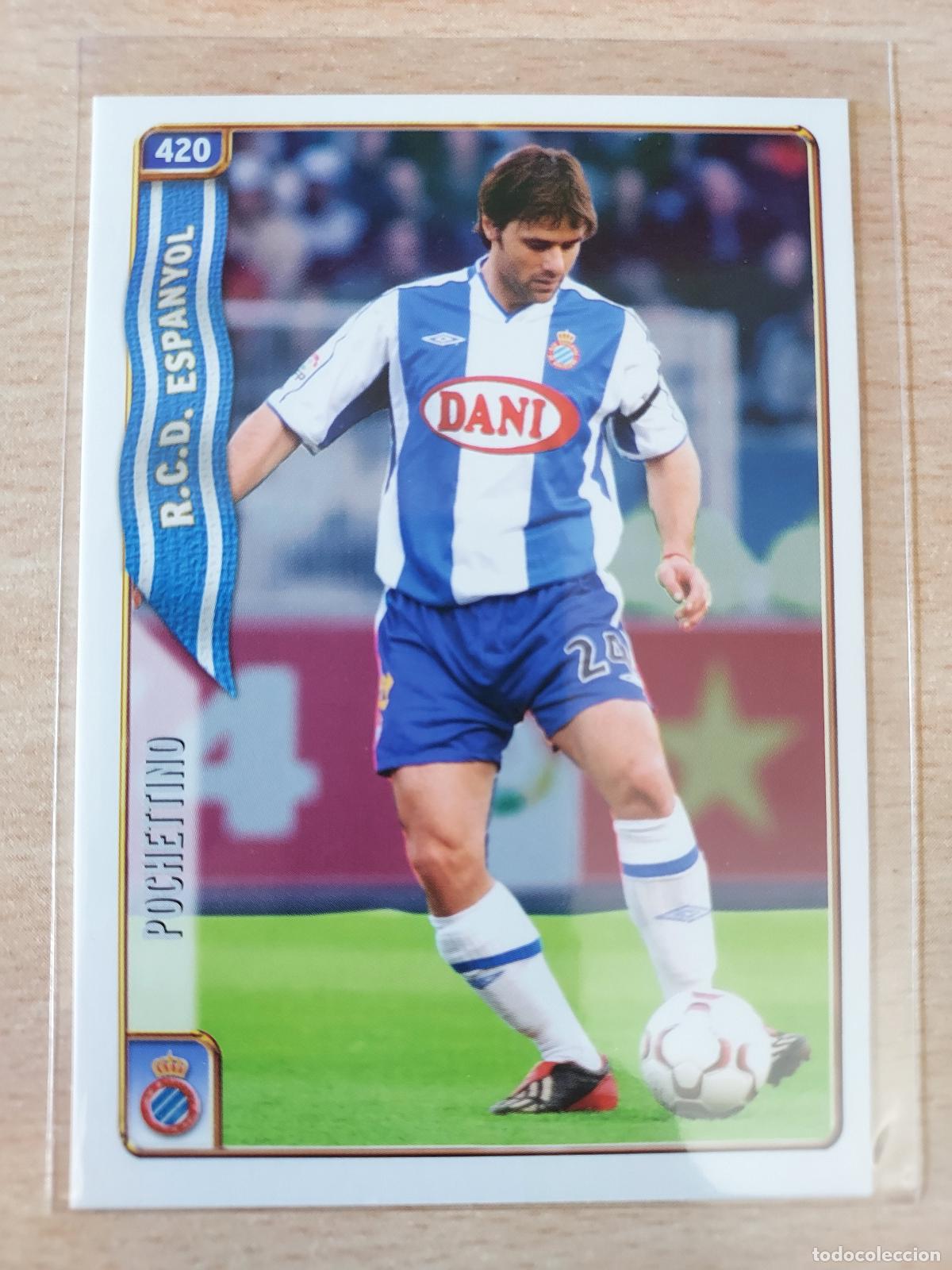 Figurine di Calcio: 2004-2005 - 420 POCHETTINO - RCD ESPANYOL - MUNDICROMO