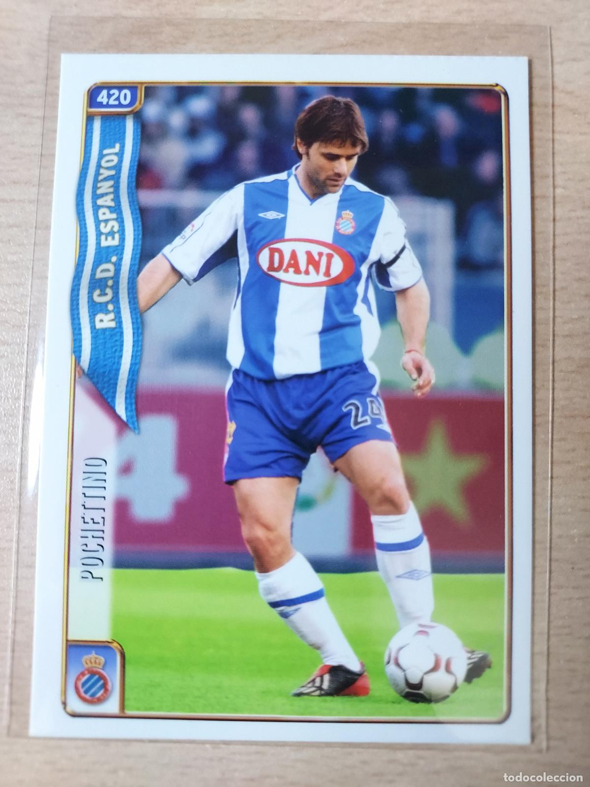 Cartes &agrave; collectionner de Football: 2004-2005 - 420 POCHETTINO - RCD ESPANYOL - MUNDICROMO