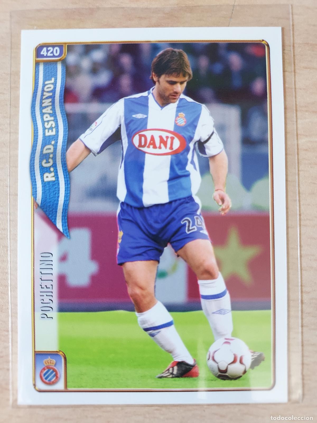 Cartes &agrave; collectionner de Football: 2004-2005 - 420 POCHETTINO - RCD ESPANYOL - MUNDICROMO
