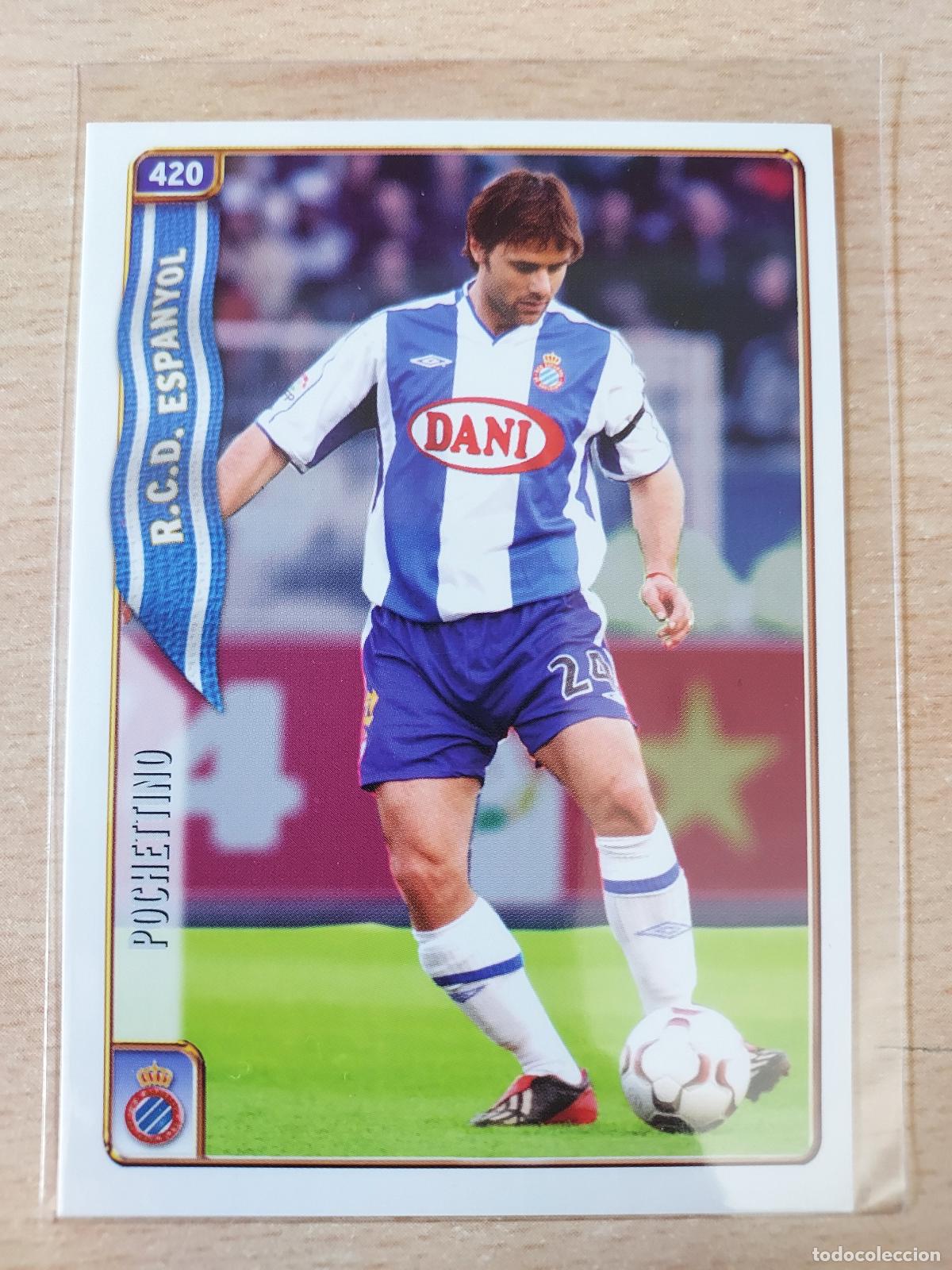Cartes &agrave; collectionner de Football: 2004-2005 - 420 POCHETTINO - RCD ESPANYOL - MUNDICROMO