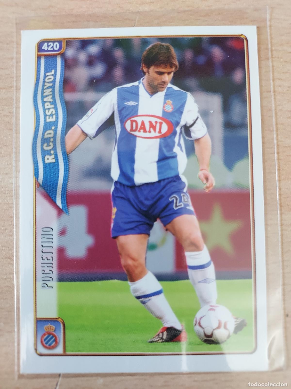 Cartes &agrave; collectionner de Football: 2004-2005 - 420 POCHETTINO - RCD ESPANYOL - MUNDICROMO