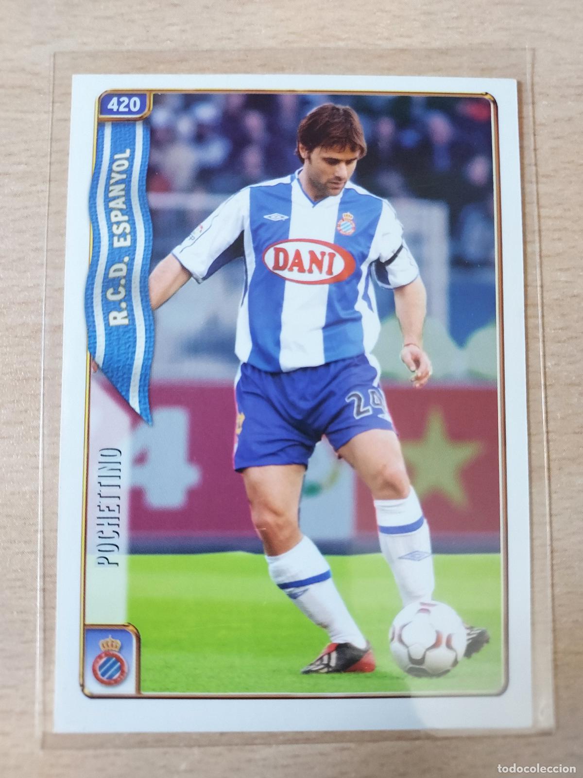Cartes &agrave; collectionner de Football: 2004-2005 - 420 POCHETTINO - RCD ESPANYOL - MUNDICROMO