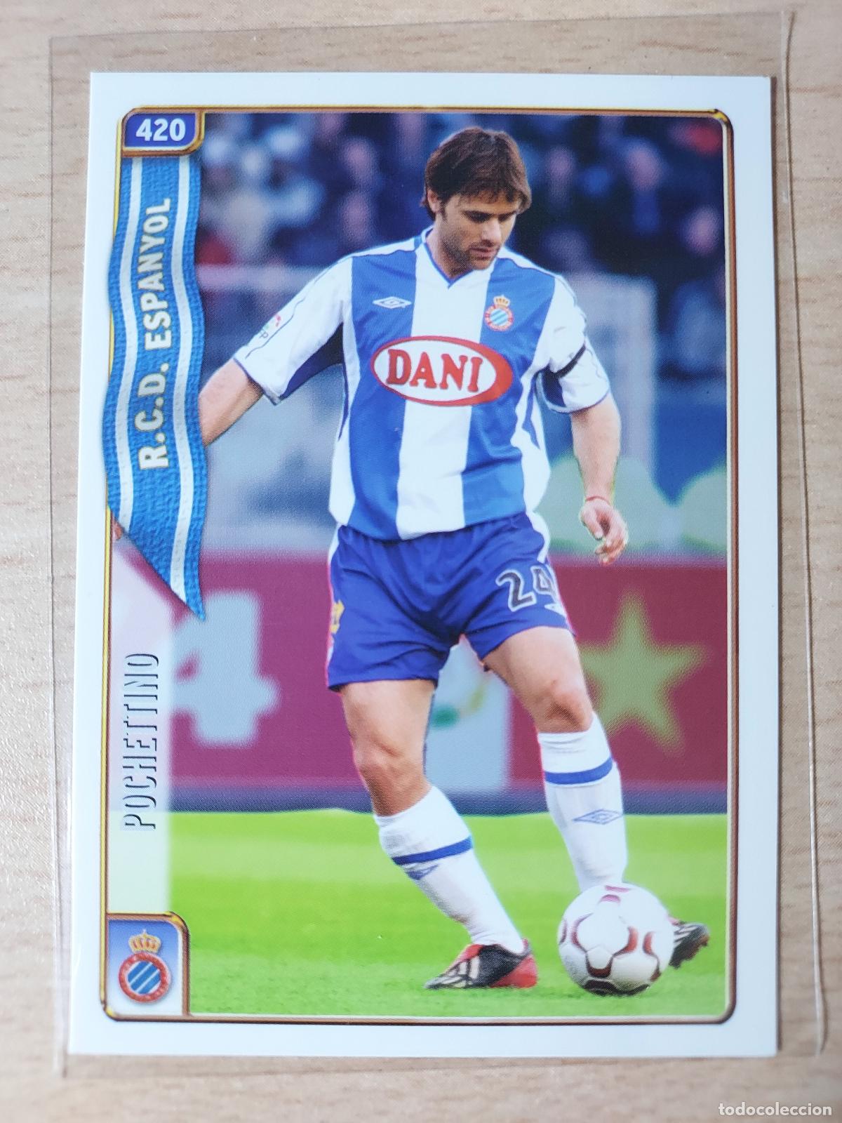 Cartes &agrave; collectionner de Football: 2004-2005 - 420 POCHETTINO - RCD ESPANYOL - MUNDICROMO