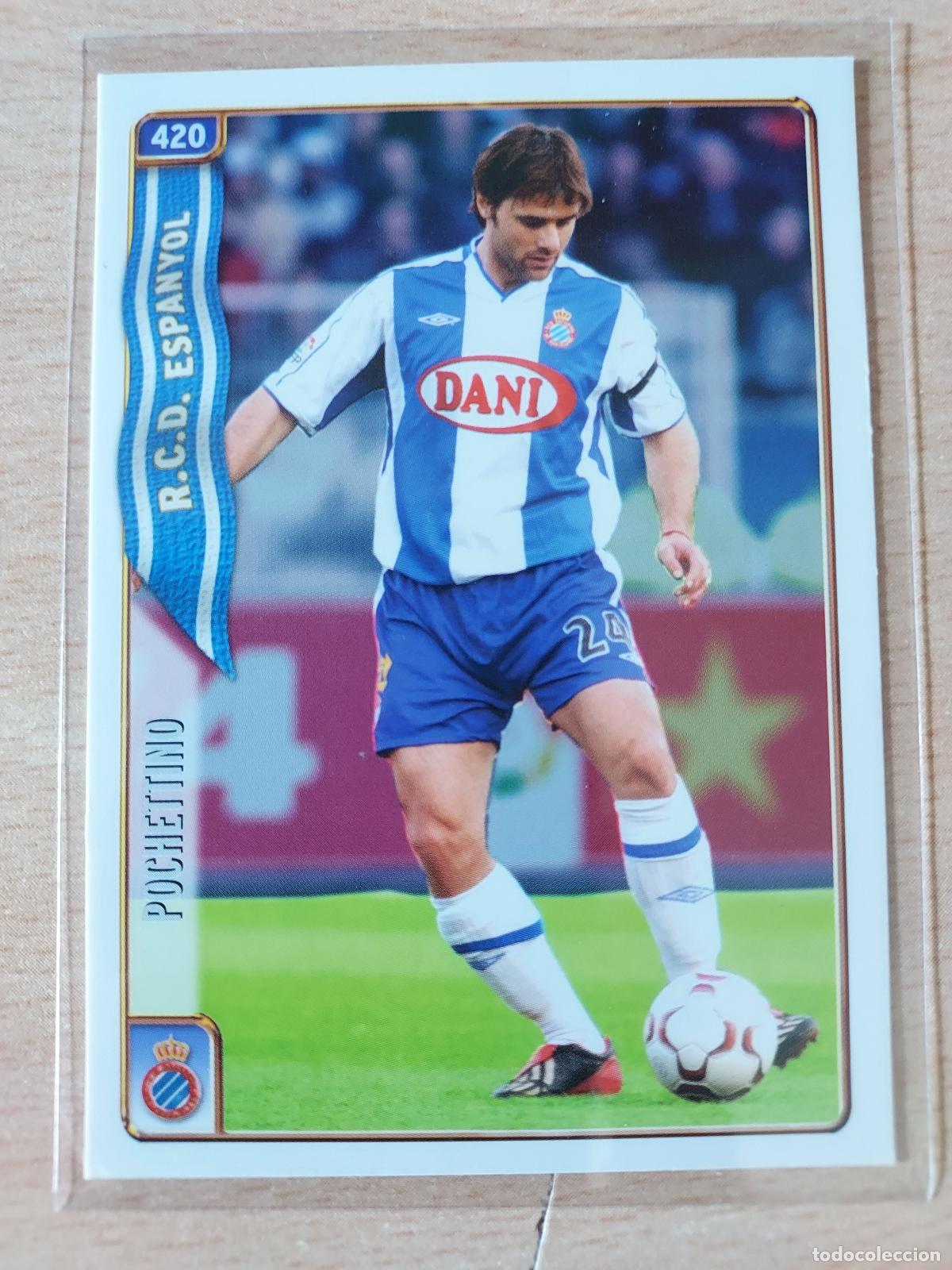 Cartes &agrave; collectionner de Football: 2004-2005 - 420 POCHETTINO - RCD ESPANYOL - MUNDICROMO