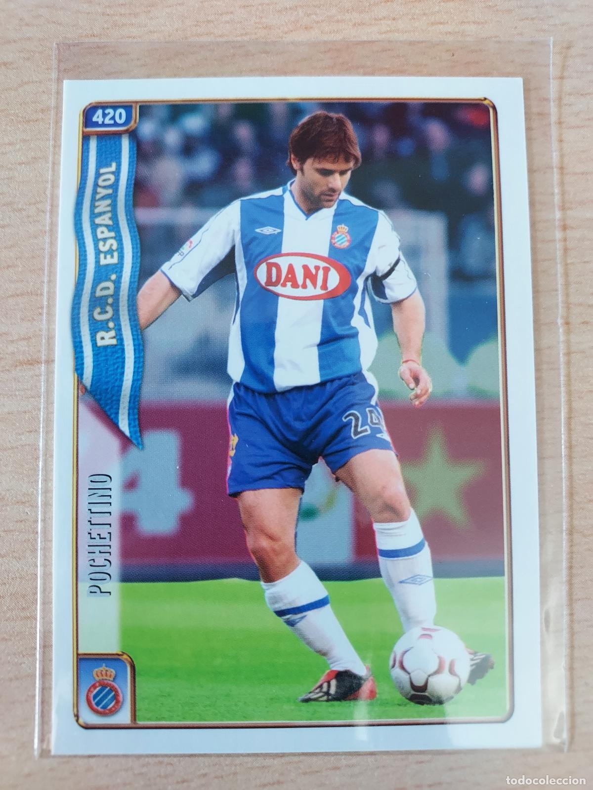 Cartes &agrave; collectionner de Football: 2004-2005 - 420 POCHETTINO - RCD ESPANYOL - MUNDICROMO