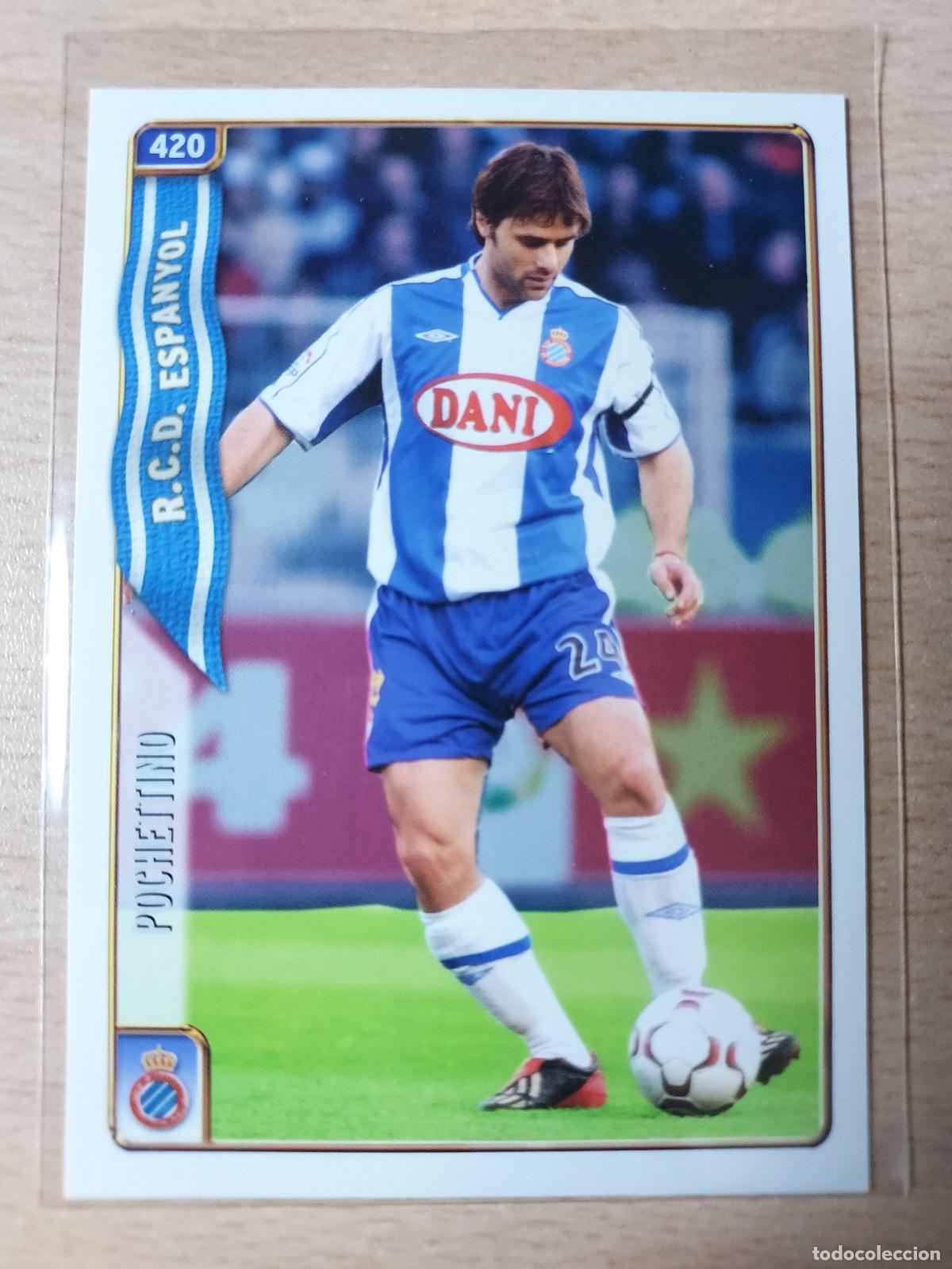 Cartes &agrave; collectionner de Football: 2004-2005 - 420 POCHETTINO - RCD ESPANYOL - MUNDICROMO