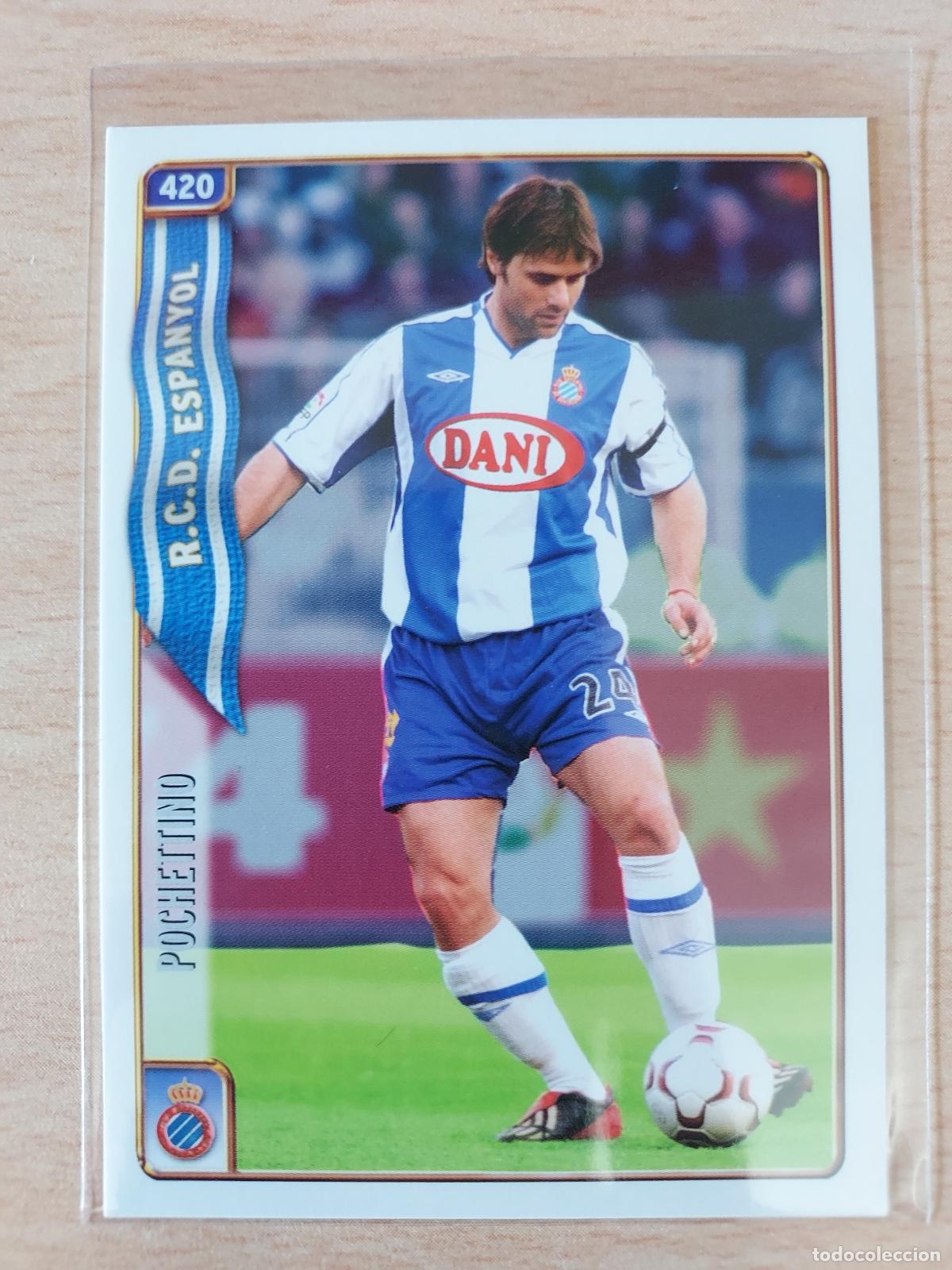 Cartes &agrave; collectionner de Football: 2004-2005 - 420 POCHETTINO - RCD ESPANYOL - MUNDICROMO