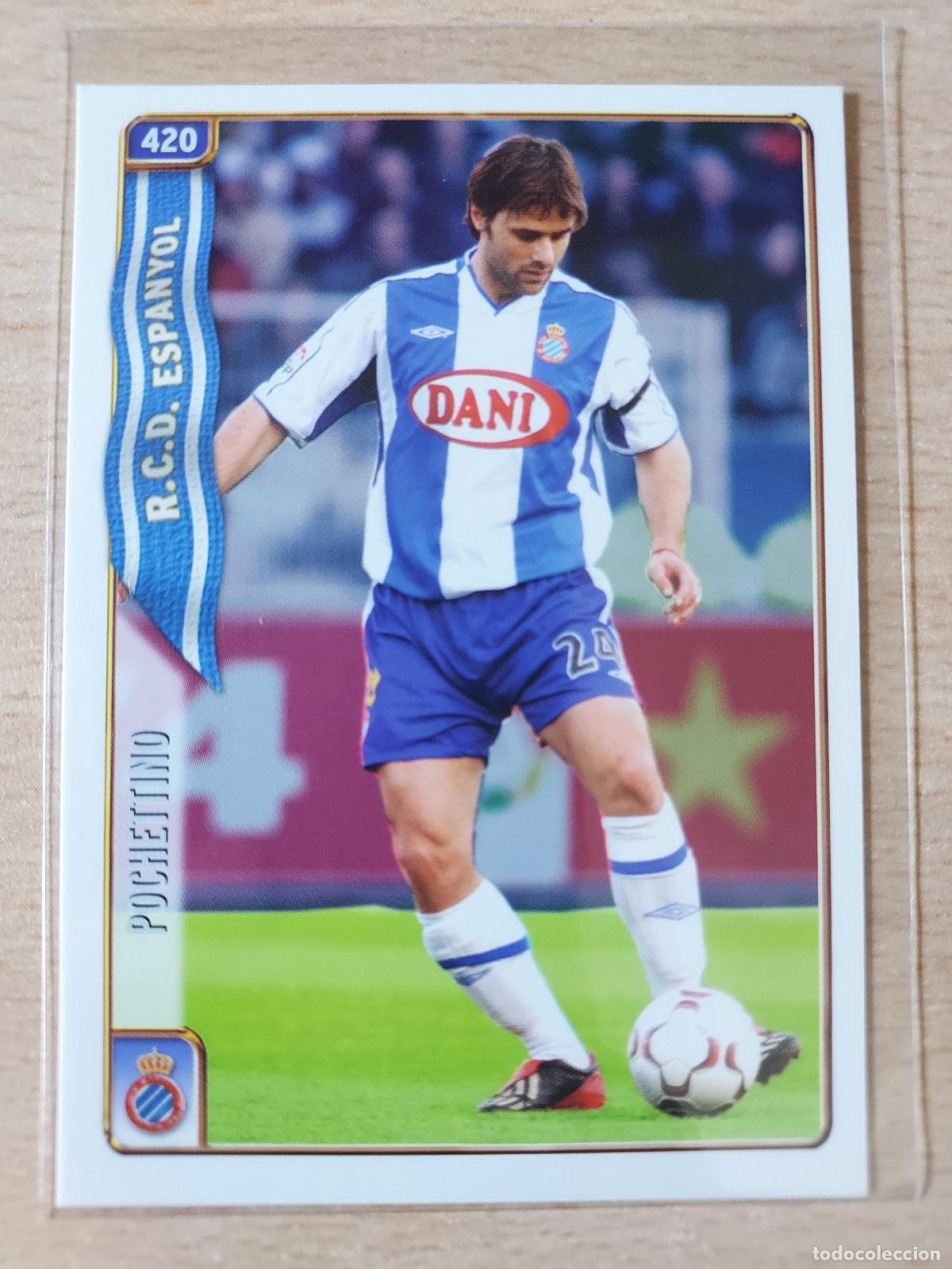 Cartes &agrave; collectionner de Football: 2004-2005 - 420 POCHETTINO - RCD ESPANYOL - MUNDICROMO