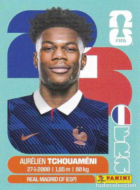 Fu&szlig;ball-Sticker: FIFA WORLD CUP 2026 * TCHOUAMENI N&ordm; 9 * FRANCIA - NUEVO DE SOBRE (A-18)