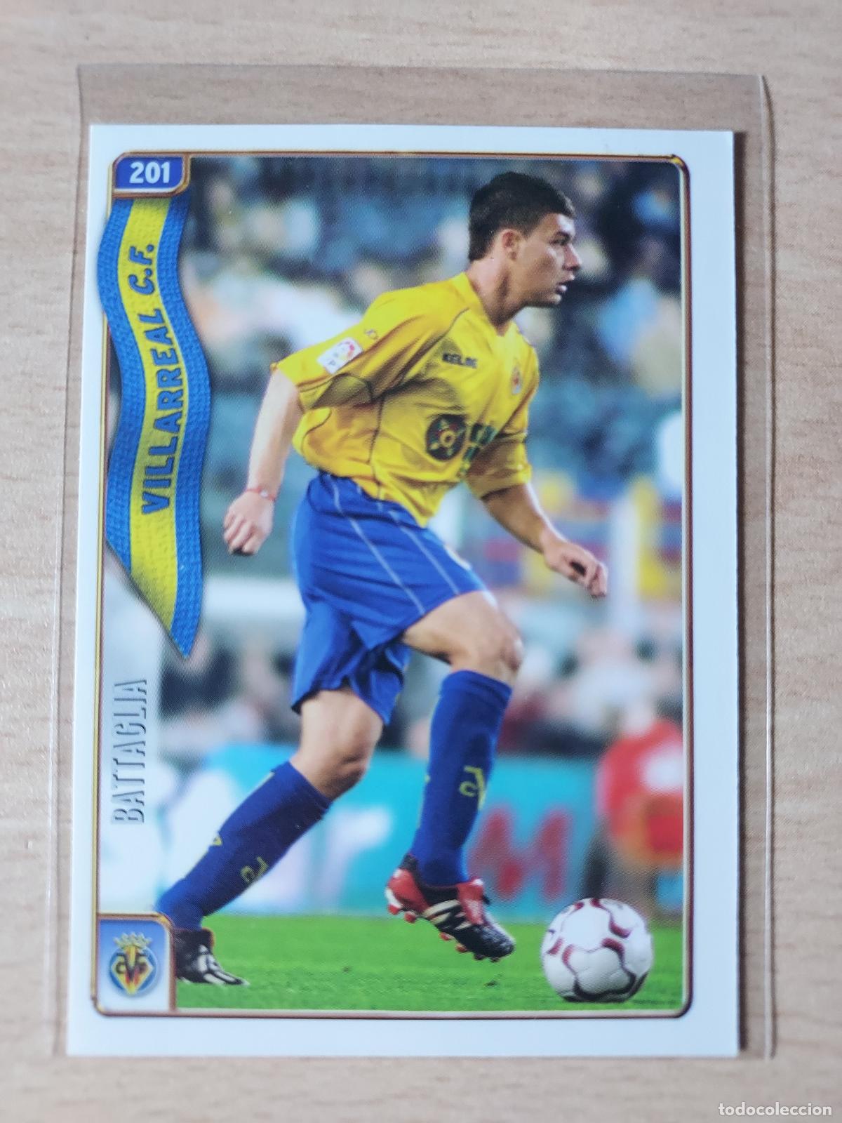 Fu&szlig;ball-Sticker: 2004-2005 - 201 - BATTAGLIA - VILLARREAL CF - MUNDICROMO