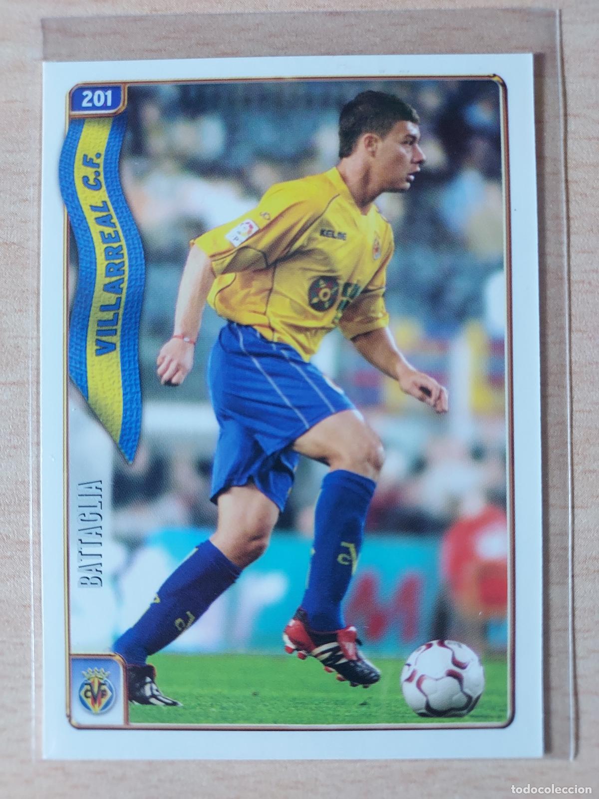 Fu&szlig;ball-Sticker: 2004-2005 - 201 - BATTAGLIA - VILLARREAL CF - MUNDICROMO
