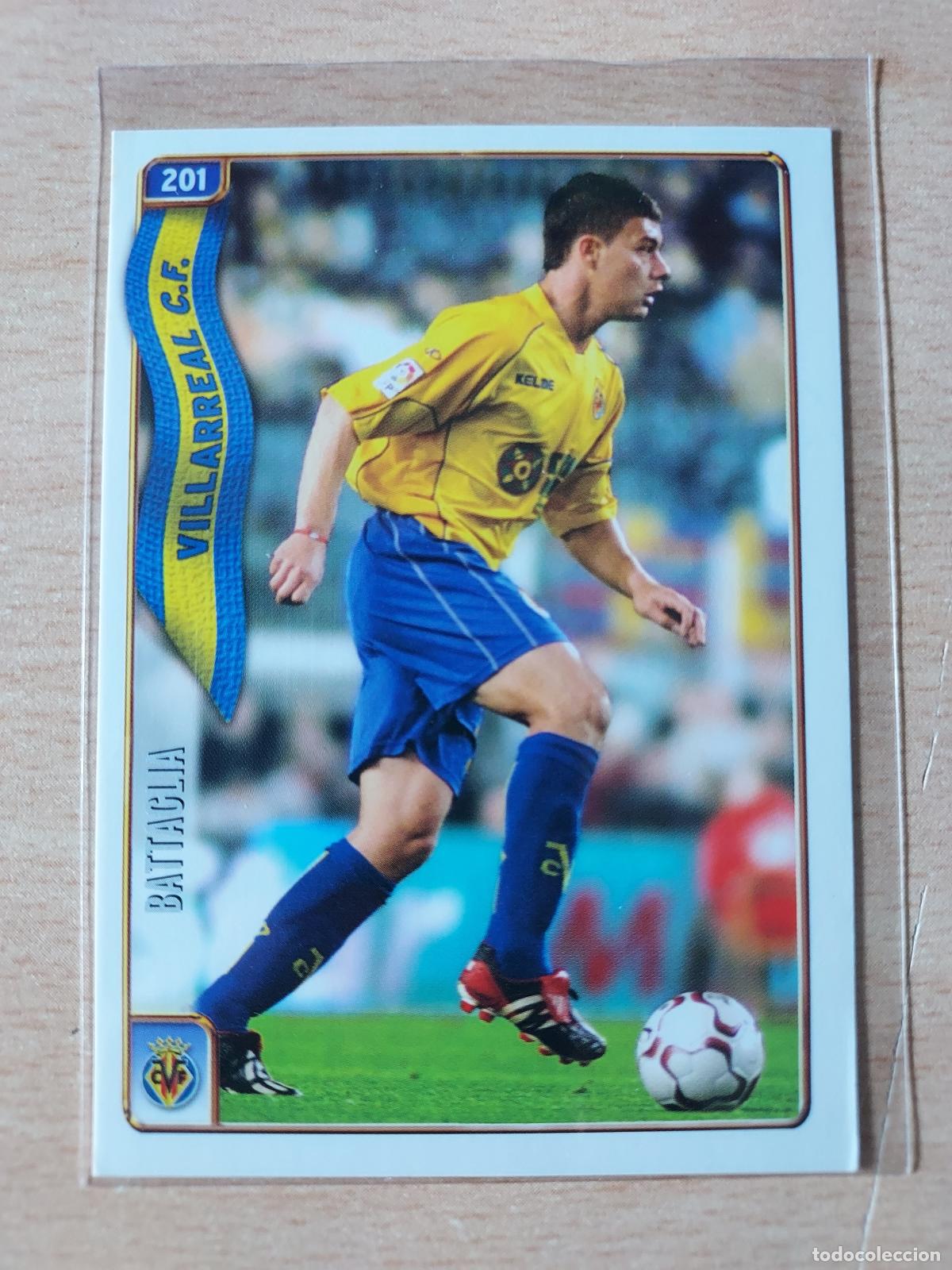 Fu&szlig;ball-Sticker: 2004-2005 - 201 - BATTAGLIA - VILLARREAL CF - MUNDICROMO