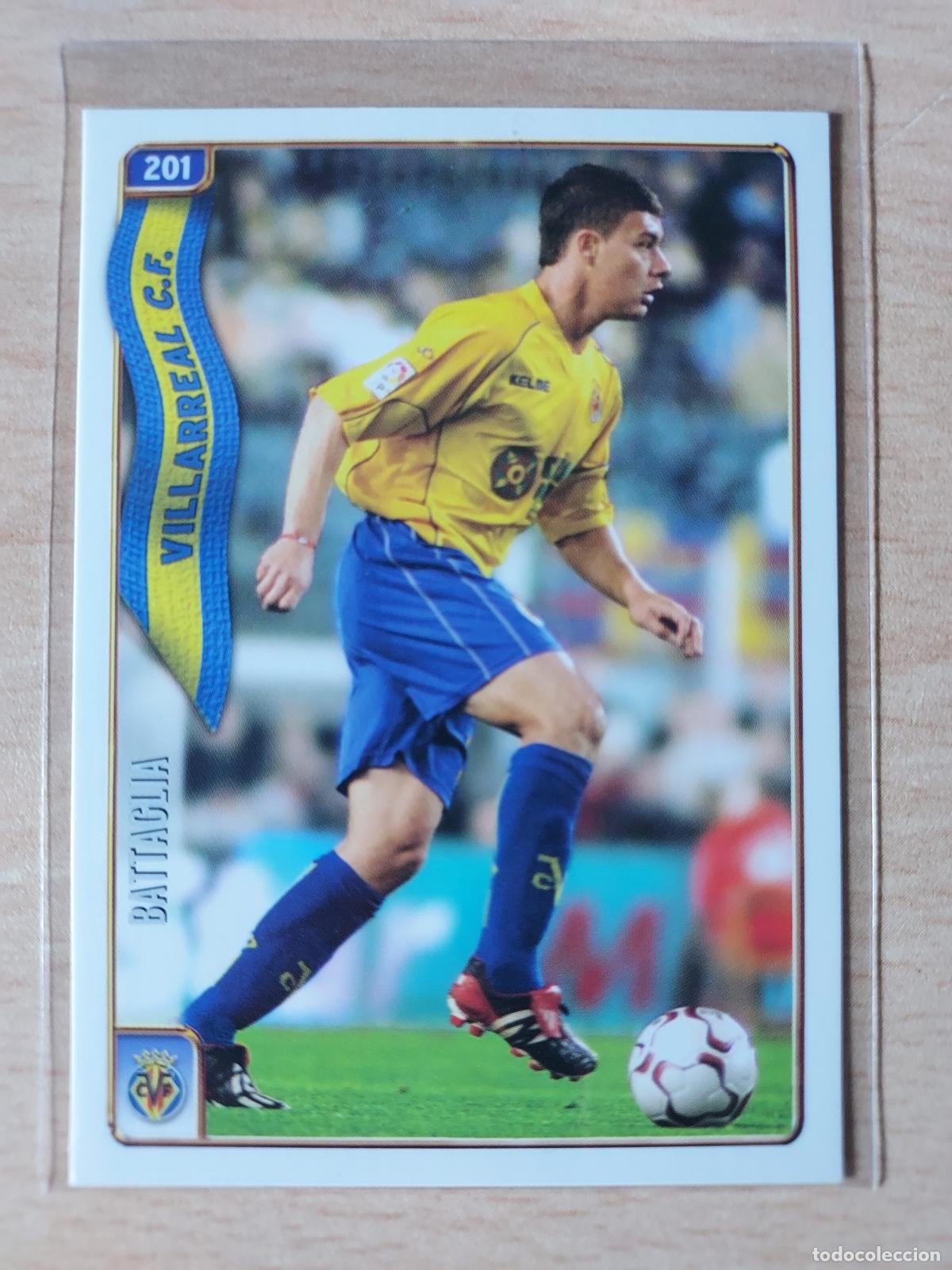 Fu&szlig;ball-Sticker: 2004-2005 - 201 - BATTAGLIA - VILLARREAL CF - MUNDICROMO
