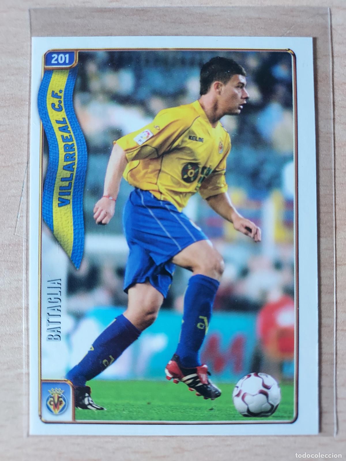 Fu&szlig;ball-Sticker: 2004-2005 - 201 - BATTAGLIA - VILLARREAL CF - MUNDICROMO