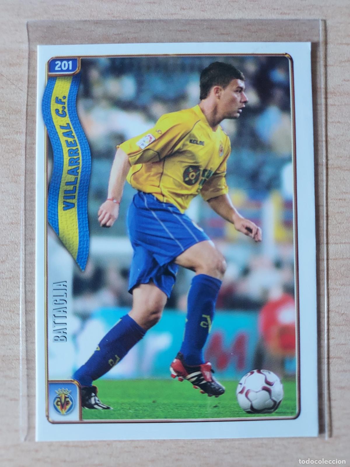 Fu&szlig;ball-Sticker: 2004-2005 - 201 - BATTAGLIA - VILLARREAL CF - MUNDICROMO