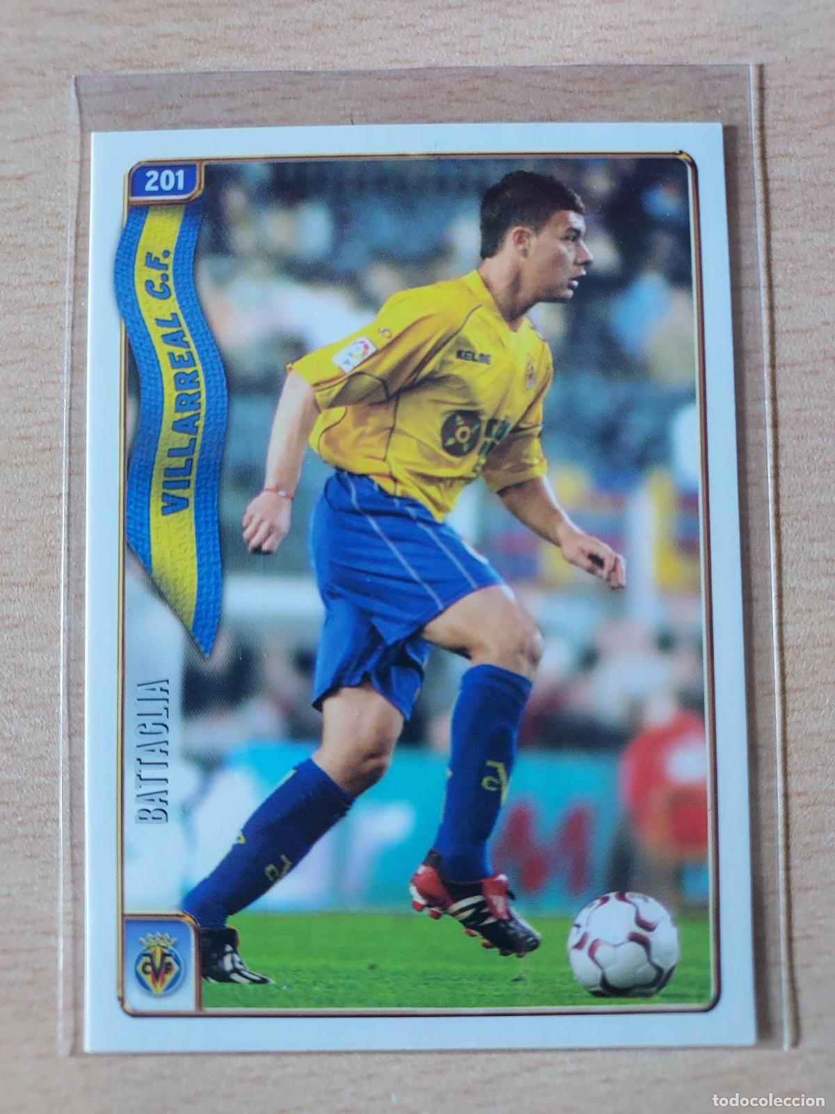 Fu&szlig;ball-Sticker: 2004-2005 - 201 - BATTAGLIA - VILLARREAL CF - MUNDICROMO