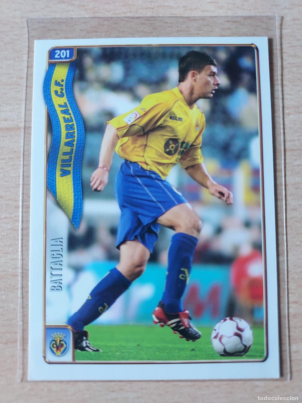 Fu&szlig;ball-Sticker: 2004-2005 - 201 - BATTAGLIA - VILLARREAL CF - MUNDICROMO