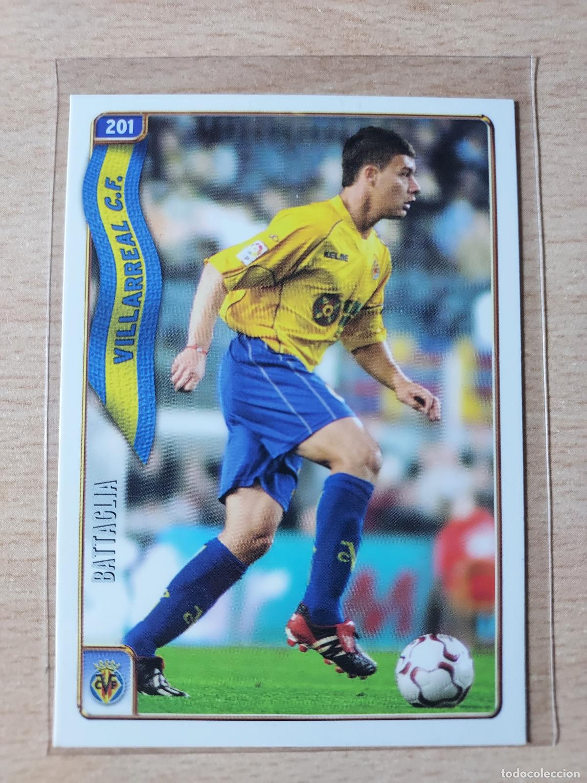 Fu&szlig;ball-Sticker: 2004-2005 - 201 - BATTAGLIA - VILLARREAL CF - MUNDICROMO
