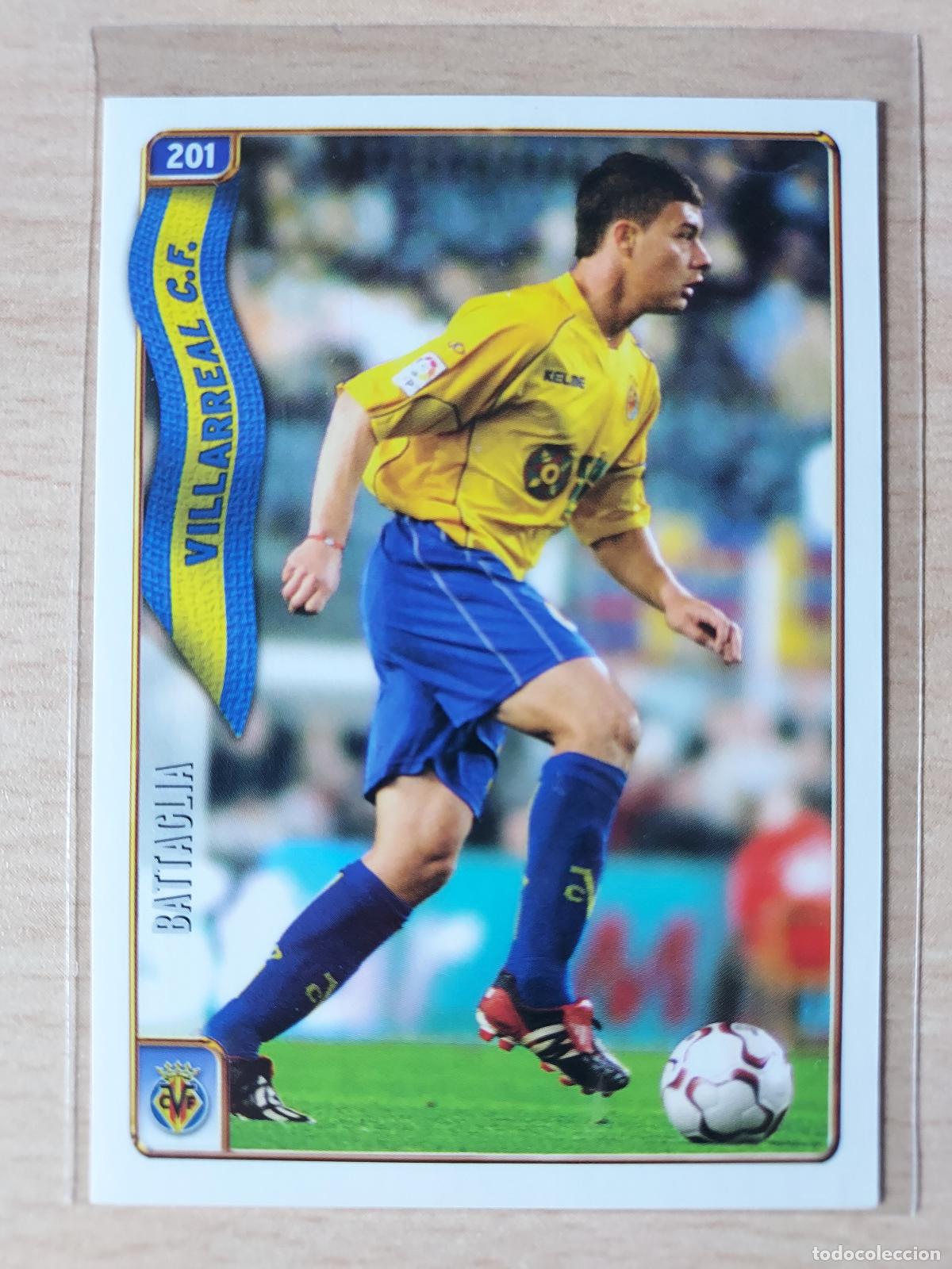 Fu&szlig;ball-Sticker: 2004-2005 - 201 - BATTAGLIA - VILLARREAL CF - MUNDICROMO