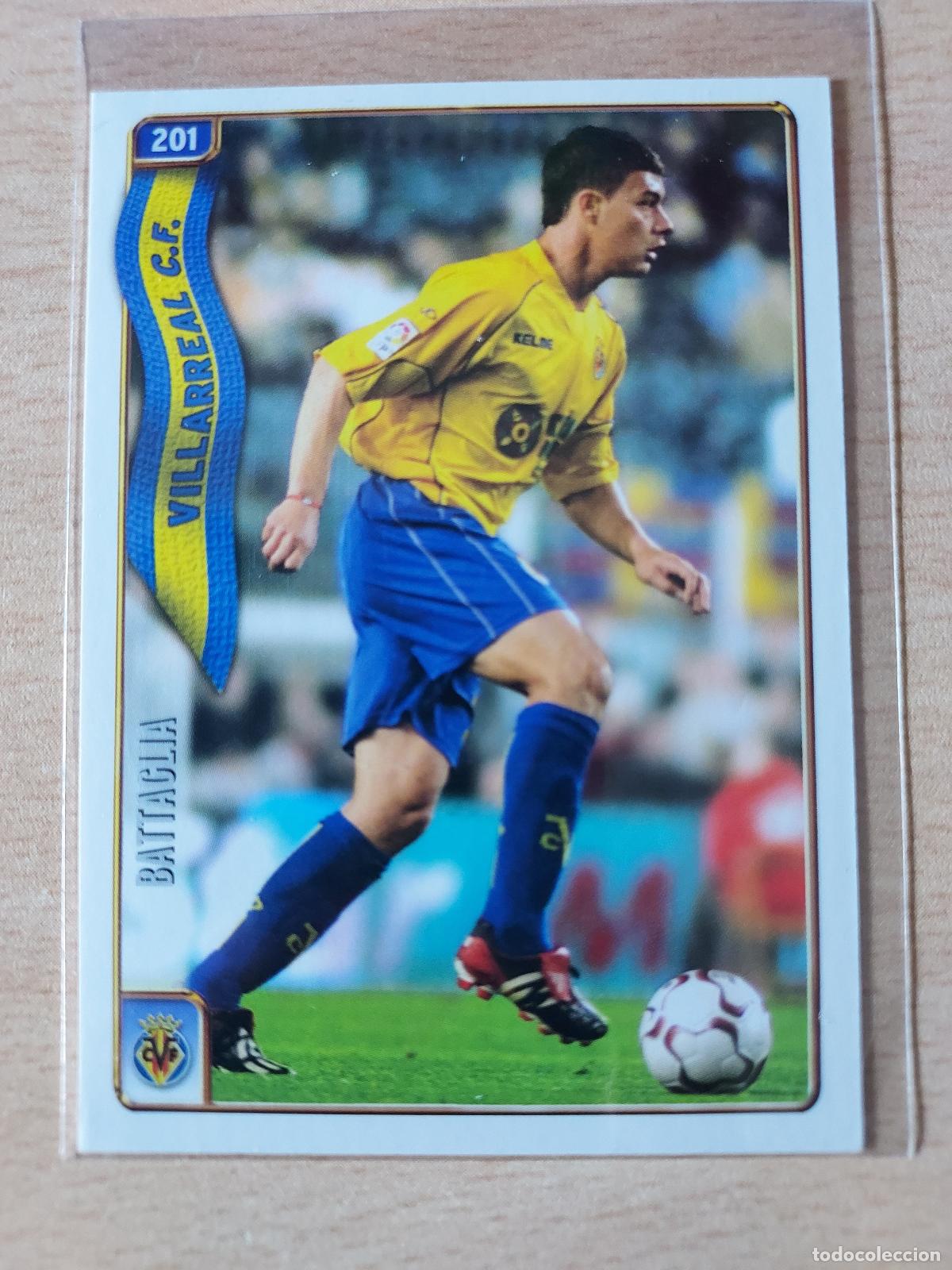 Figurine di Calcio: 2004-2005 - 201 - BATTAGLIA - VILLARREAL CF - MUNDICROMO
