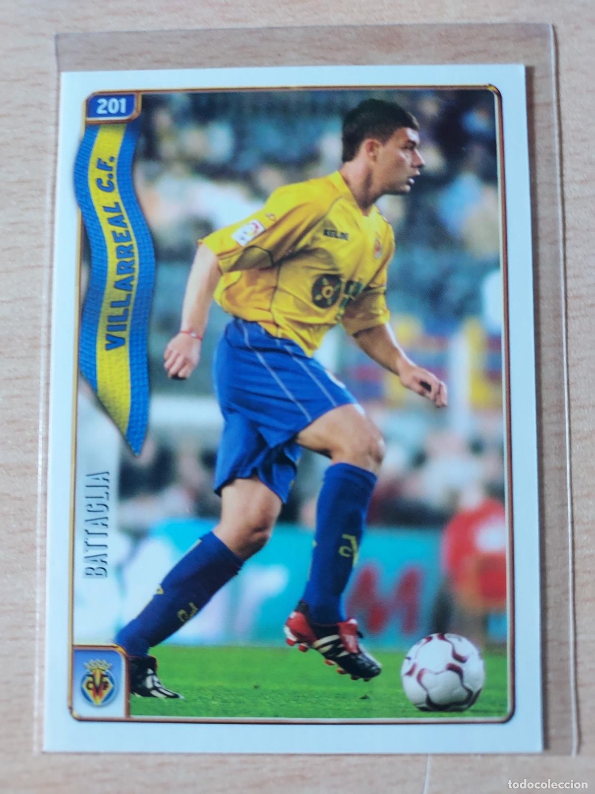 Figurine di Calcio: 2004-2005 - 201 - BATTAGLIA - VILLARREAL CF - MUNDICROMO