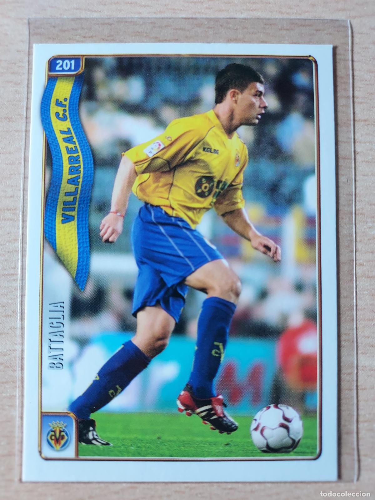 Figurine di Calcio: 2004-2005 - 201 - BATTAGLIA - VILLARREAL CF - MUNDICROMO