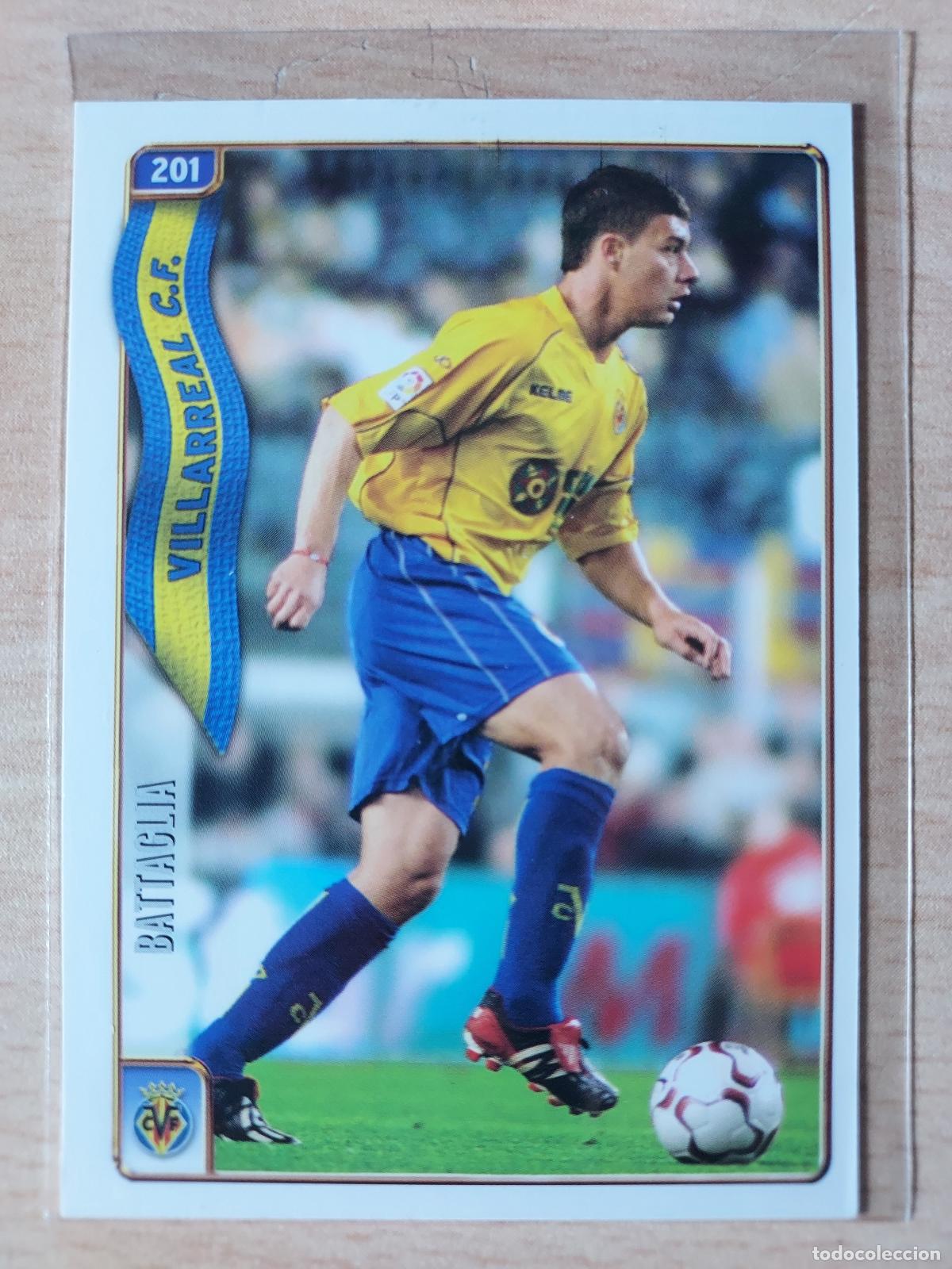 Football Stickers: 2004-2005 - 201 - BATTAGLIA - VILLARREAL CF - MUNDICROMO