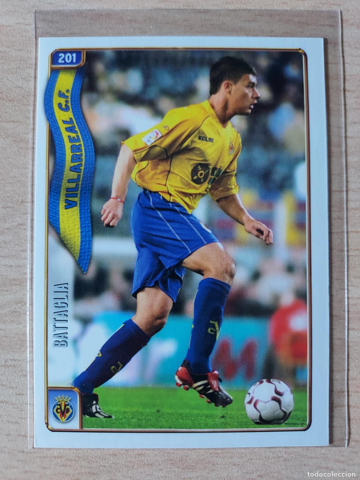 Cromos de F&uacute;tbol: 2004-2005 - 201 - BATTAGLIA - VILLARREAL CF - MUNDICROMO