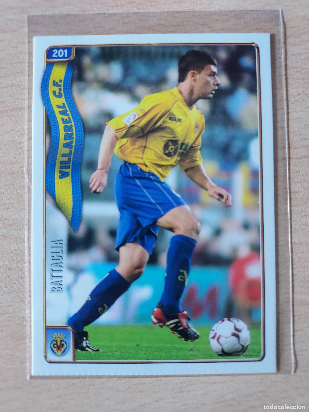 Figurine di Calcio: 2004-2005 - 201 - BATTAGLIA - VILLARREAL CF - MUNDICROMO