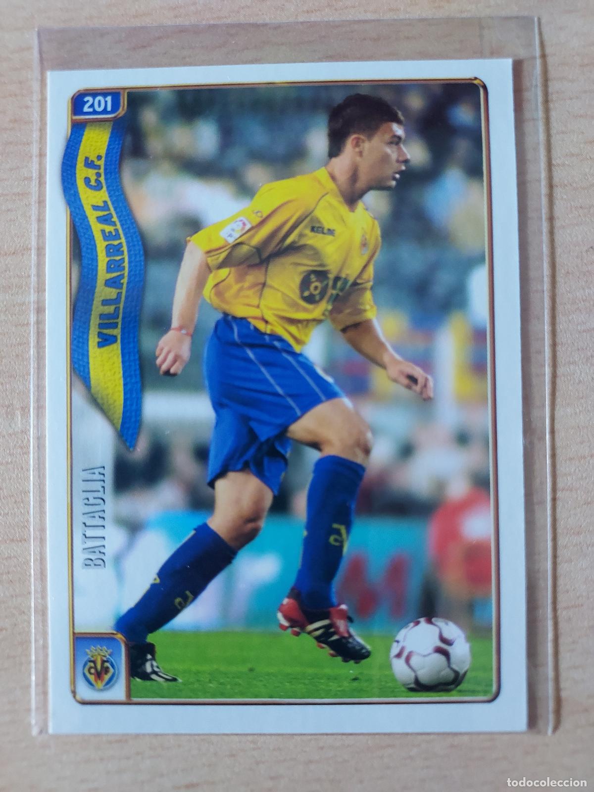 Figurine di Calcio: 2004-2005 - 201 - BATTAGLIA - VILLARREAL CF - MUNDICROMO