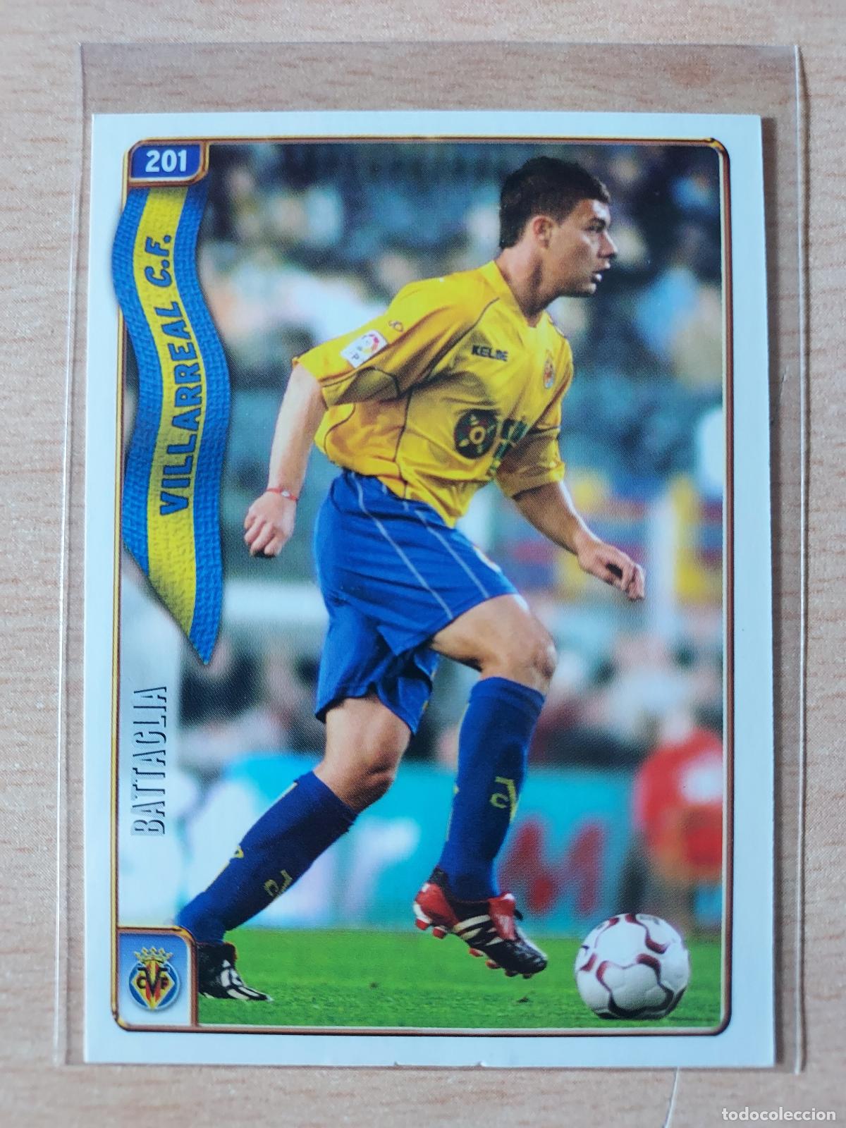 Figurine di Calcio: 2004-2005 - 201 - BATTAGLIA - VILLARREAL CF - MUNDICROMO