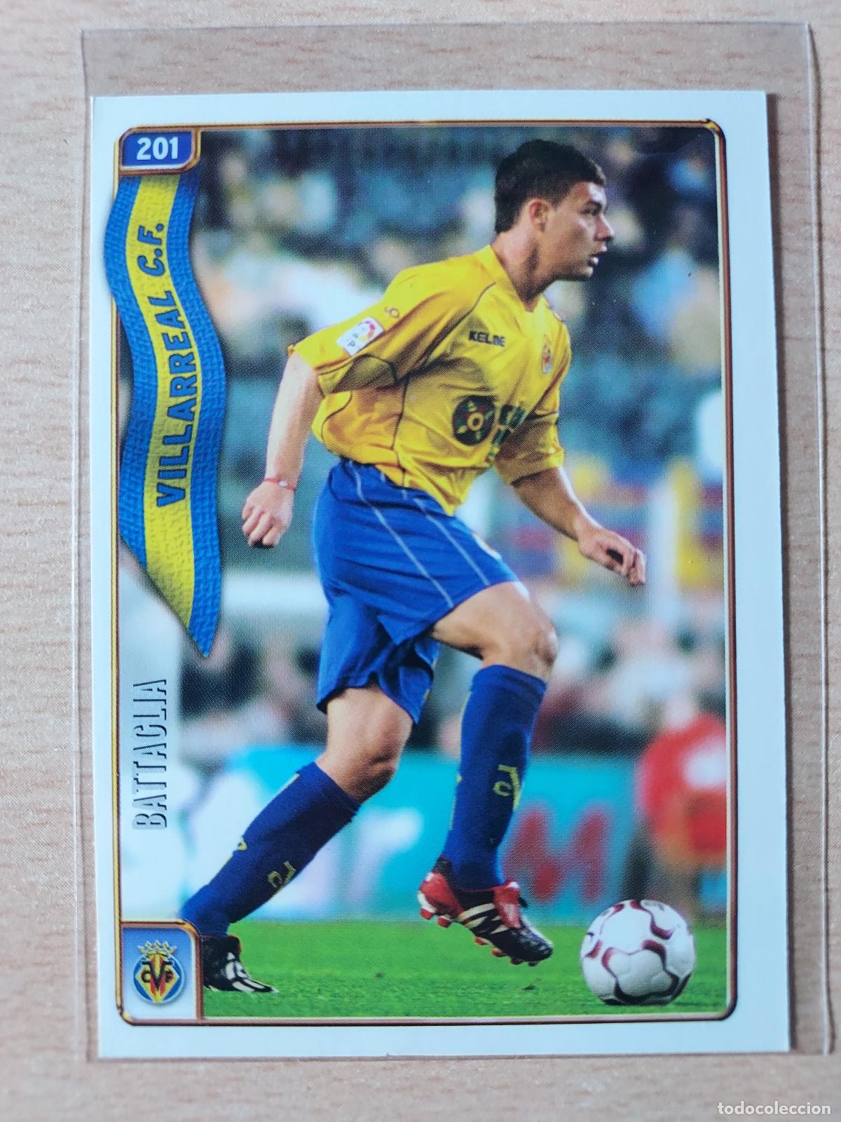 Figurine di Calcio: 2004-2005 - 201 - BATTAGLIA - VILLARREAL CF - MUNDICROMO
