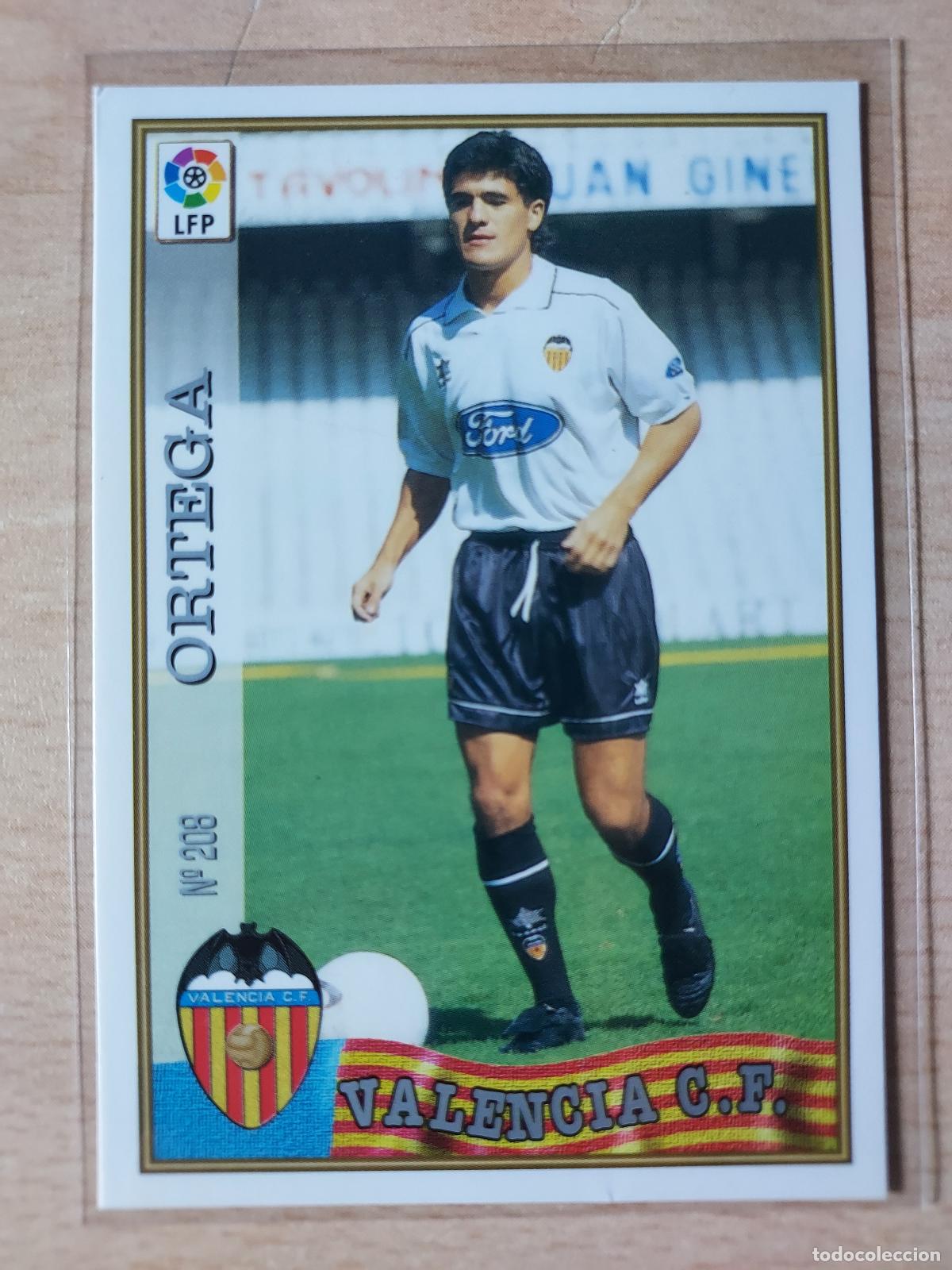 Cromos de F&uacute;tbol: 1997-1998 - 208 ORTEGA - VALENCIA CF - MUNDICROMO
