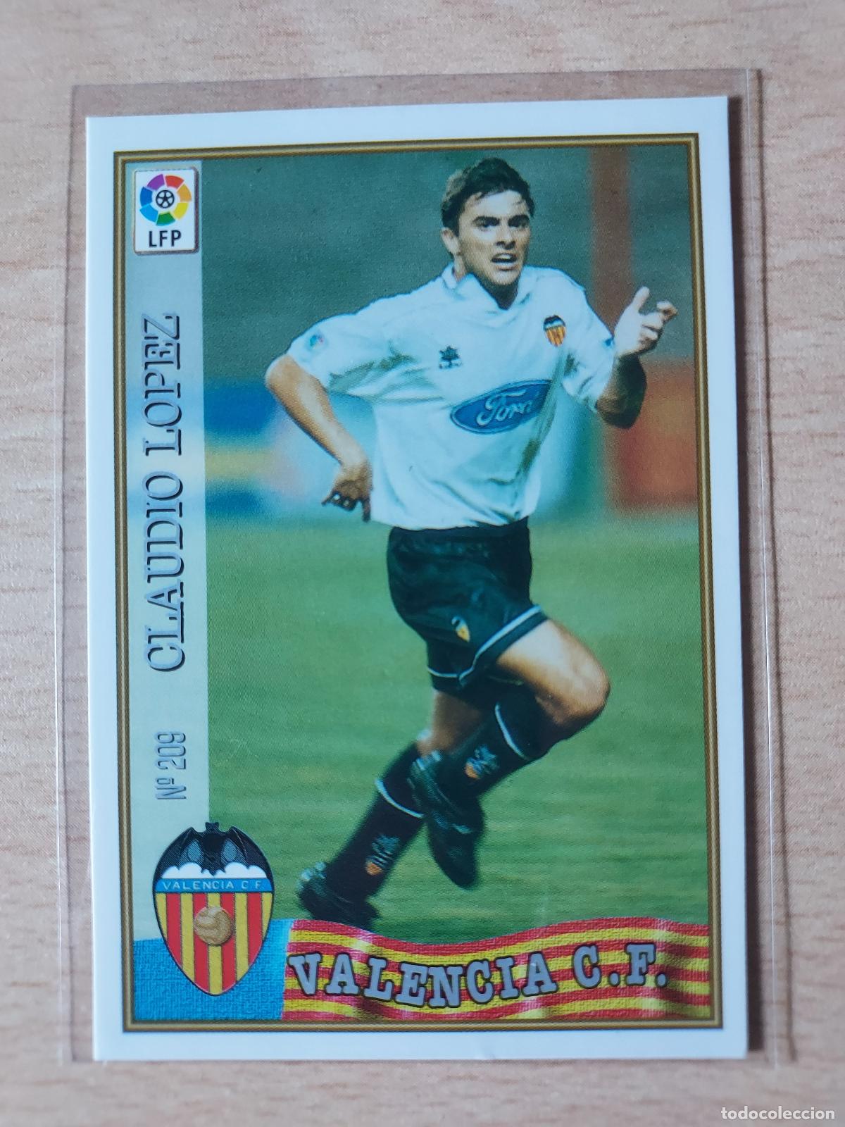 Cromos de F&uacute;tbol: 1997-1998 - 209 CLAUDIO LOPEZ - VALENCIA CF - MUNDICROMO