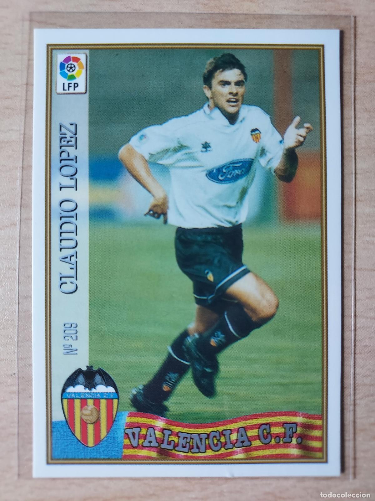 Fu&szlig;ball-Sticker: 1997-1998 - 209 CLAUDIO LOPEZ - VALENCIA CF - MUNDICROMO