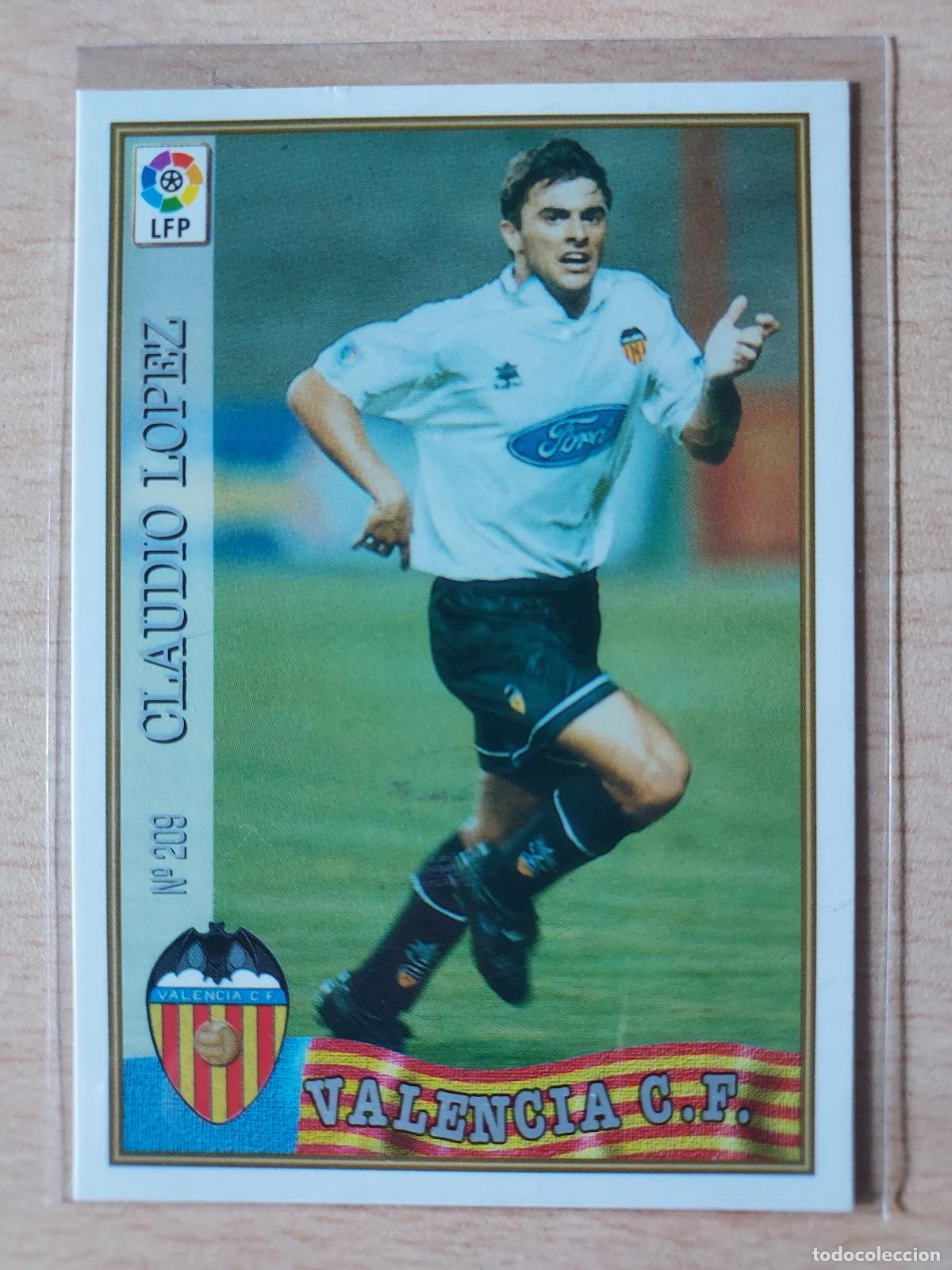 Fu&szlig;ball-Sticker: 1997-1998 - 209 CLAUDIO LOPEZ - VALENCIA CF - MUNDICROMO