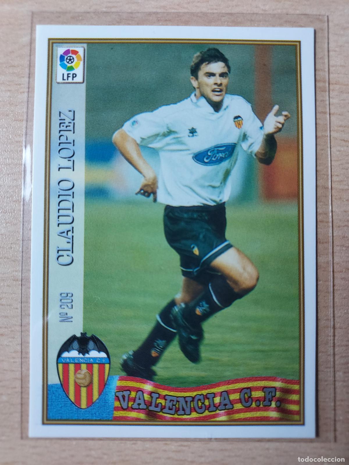 Fu&szlig;ball-Sticker: 1997-1998 - 209 CLAUDIO LOPEZ - VALENCIA CF - MUNDICROMO
