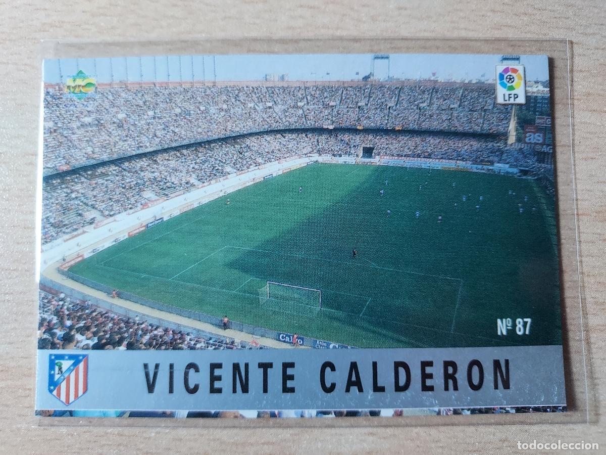 Fu&szlig;ball-Sticker: 1997-1998 - 87 VICENTE CALDERON - ATLETICO DE MADRID - MUNDICROMO