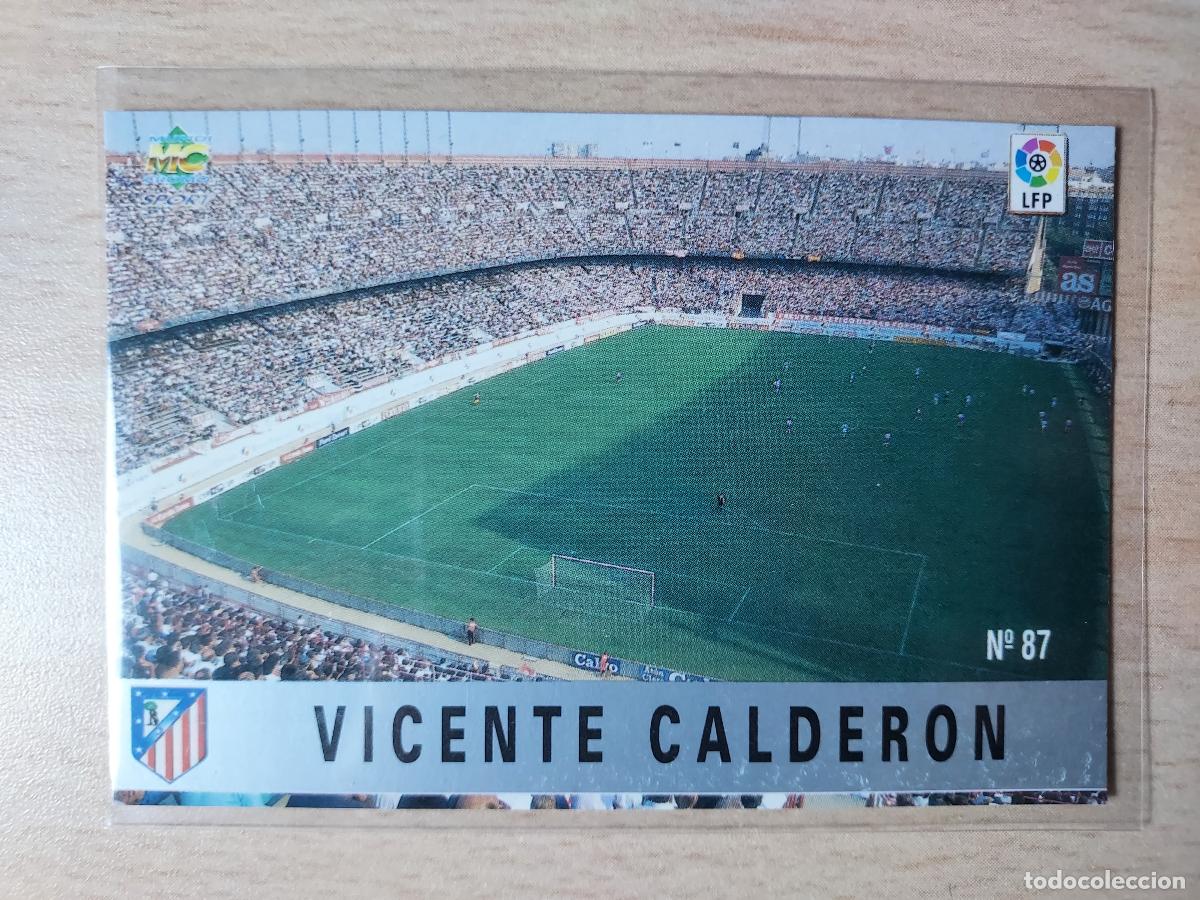 Fu&szlig;ball-Sticker: 1997-1998 - 87 VICENTE CALDERON - ATLETICO DE MADRID - MUNDICROMO
