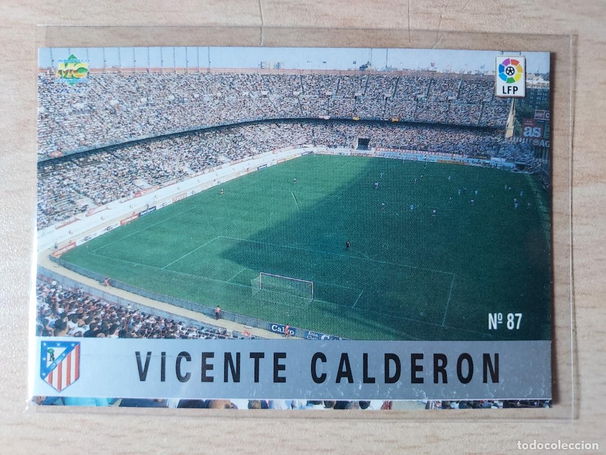 Fu&szlig;ball-Sticker: 1997-1998 - 87 VICENTE CALDERON - ATLETICO DE MADRID - MUNDICROMO